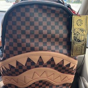 Sprayground Shark Check Backpack